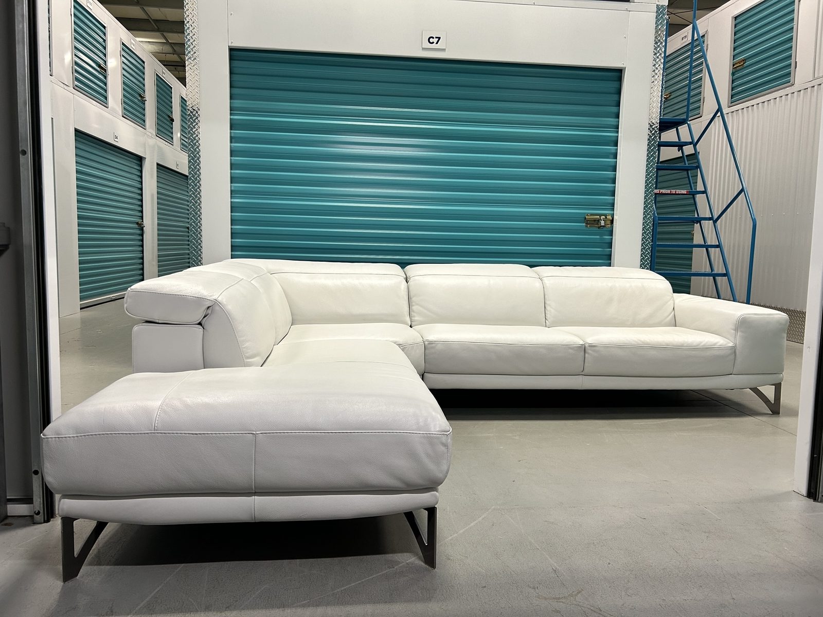 Natuzzi Editions Vigore Top-Grain Leather Sectional